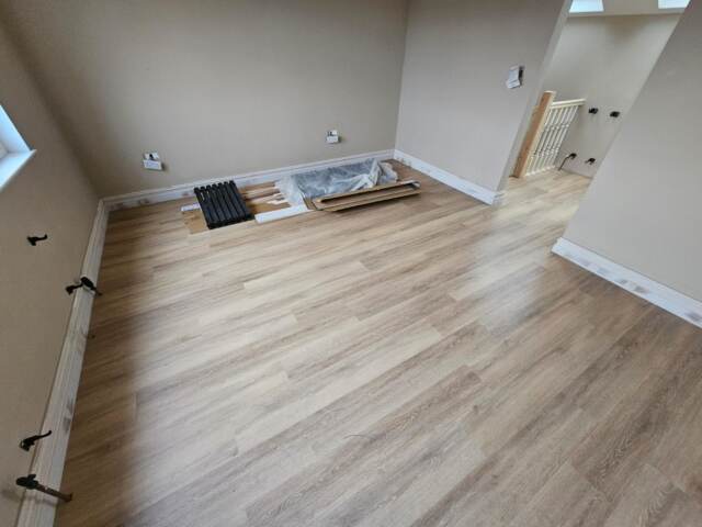 Amtico Spacia Canopy Oak & Eden Oak installation in Kensington