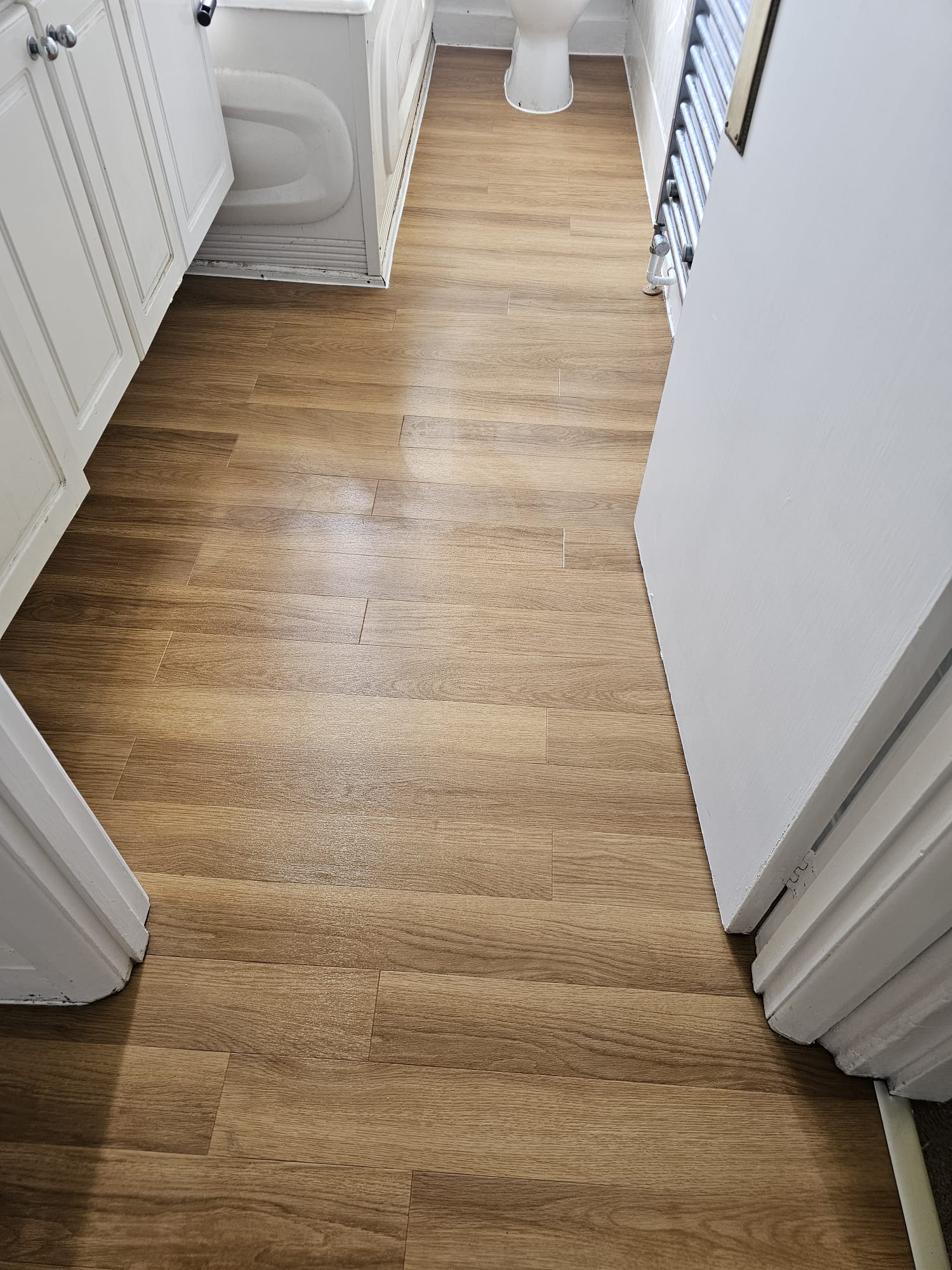 Amtico Spacia Honey Oak installation in Earls Court-0