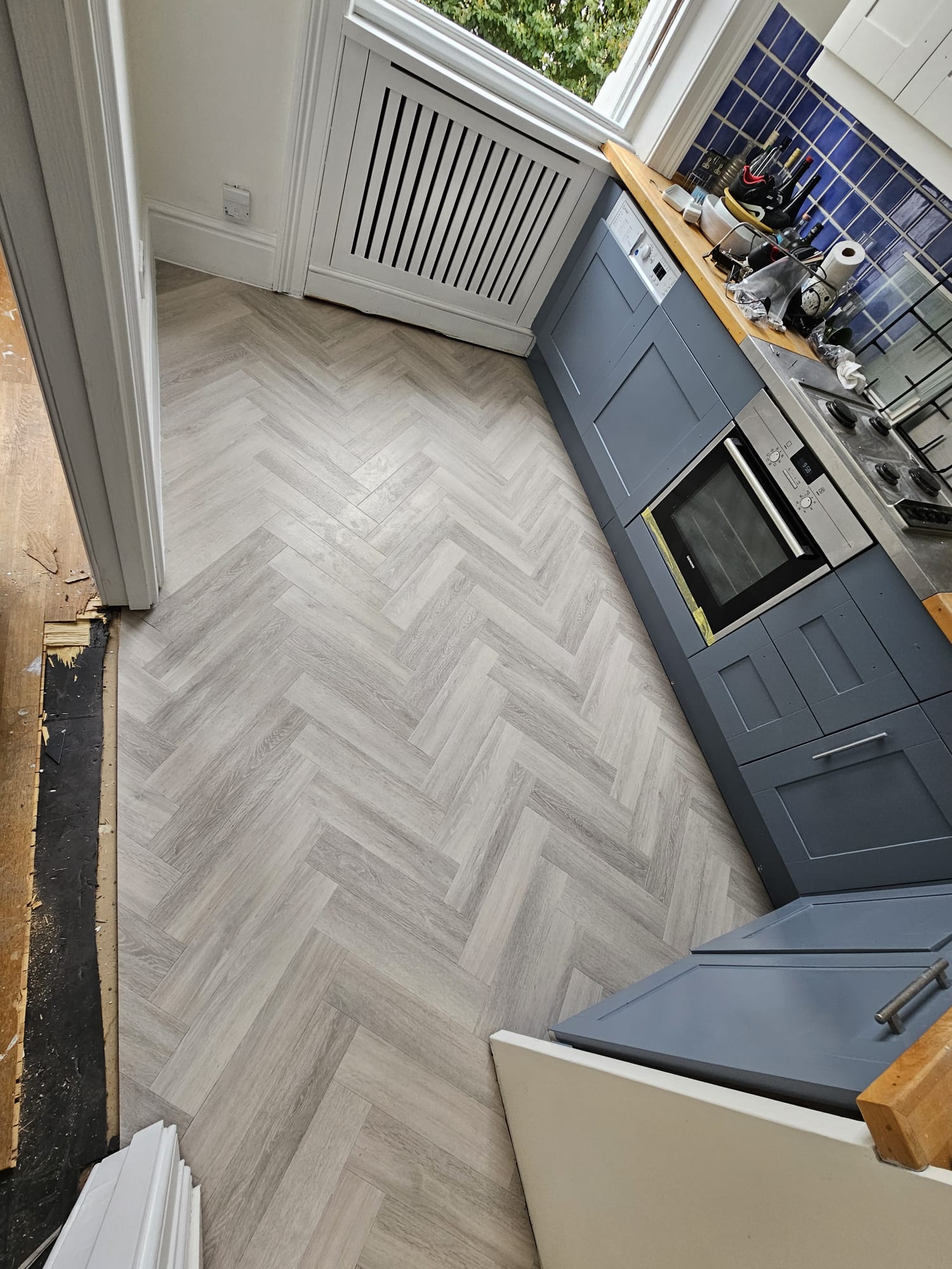 Amtico Spacia Iced Oak installation in Westminster-1