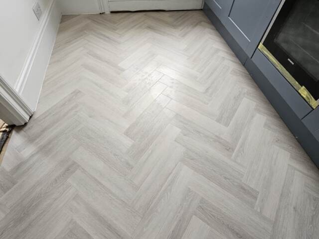 Amtico Spacia Iced Oak installation in Westminster