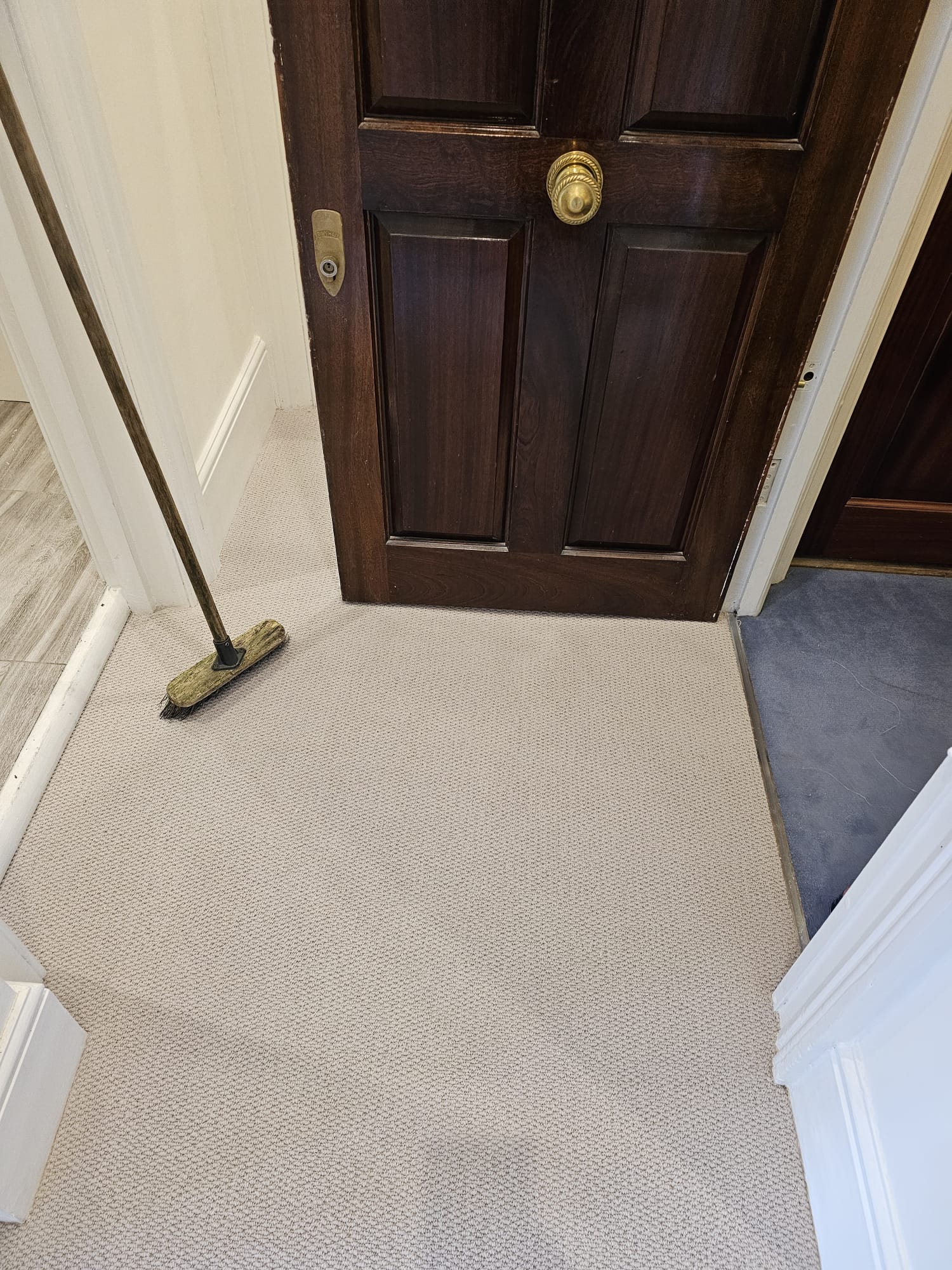 Cormar Carpets Southwold Cavenham Chrome installation in Kensington-0