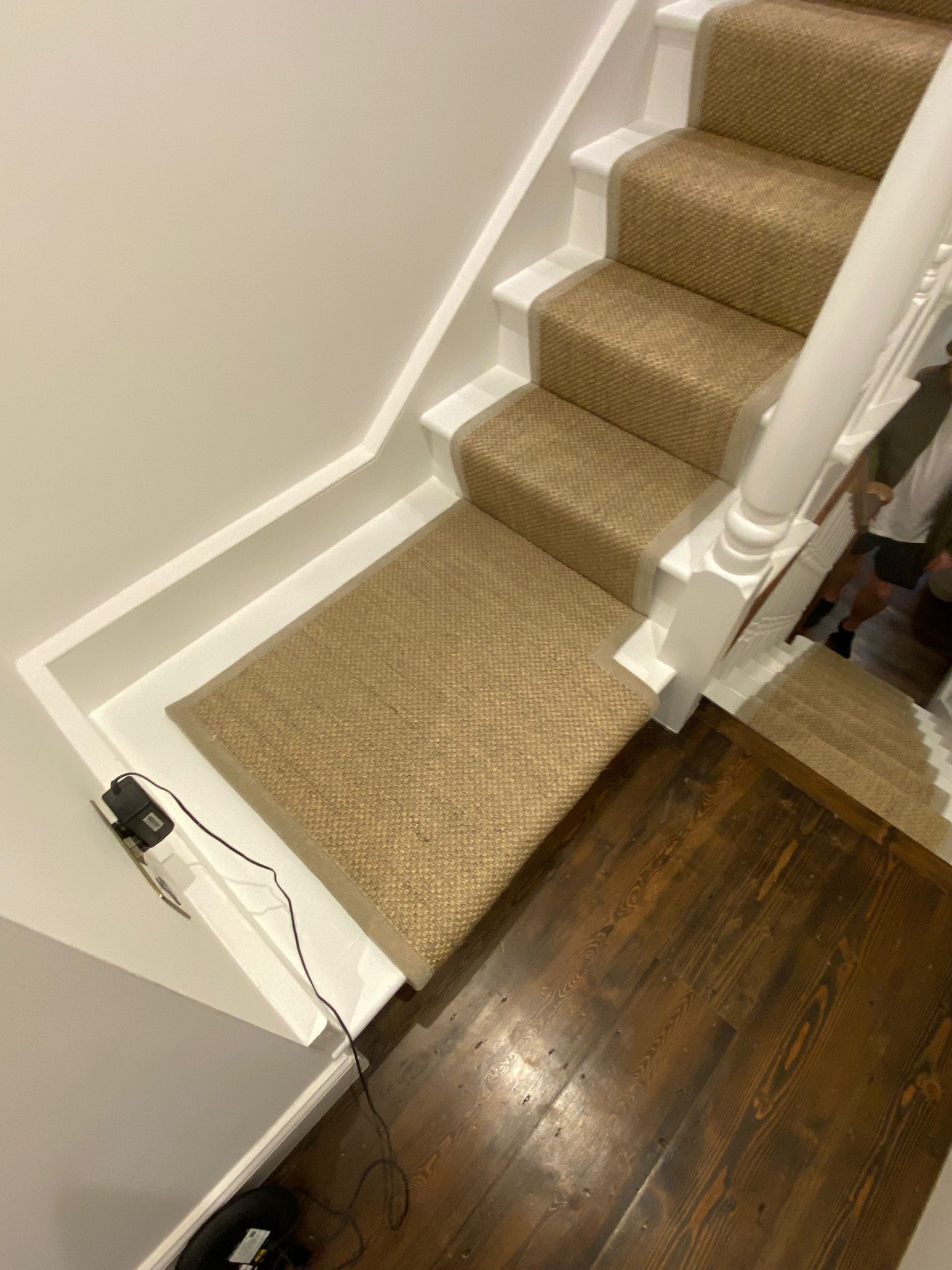 Fibre Carpets Sisal Sumatra Lombok installation in Lambeth-1