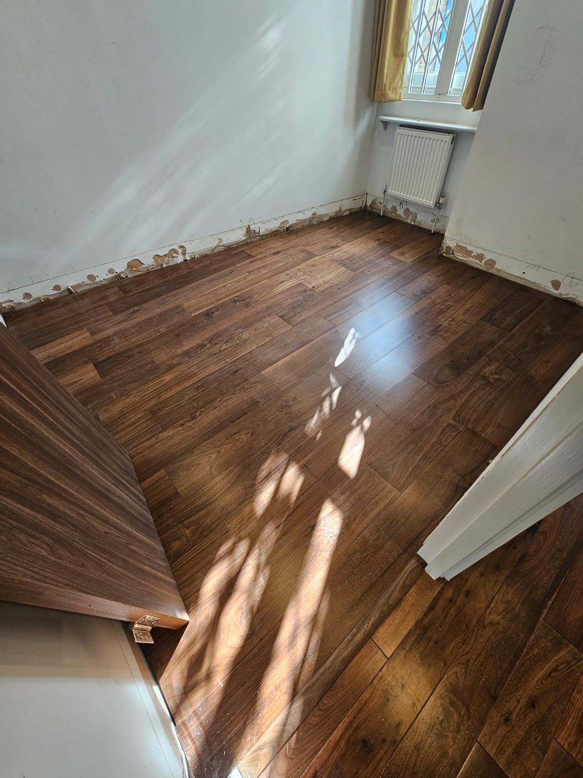 Furlong Flooring Next Step 189 Black Walnut wood flooring installation in Kensington-0
