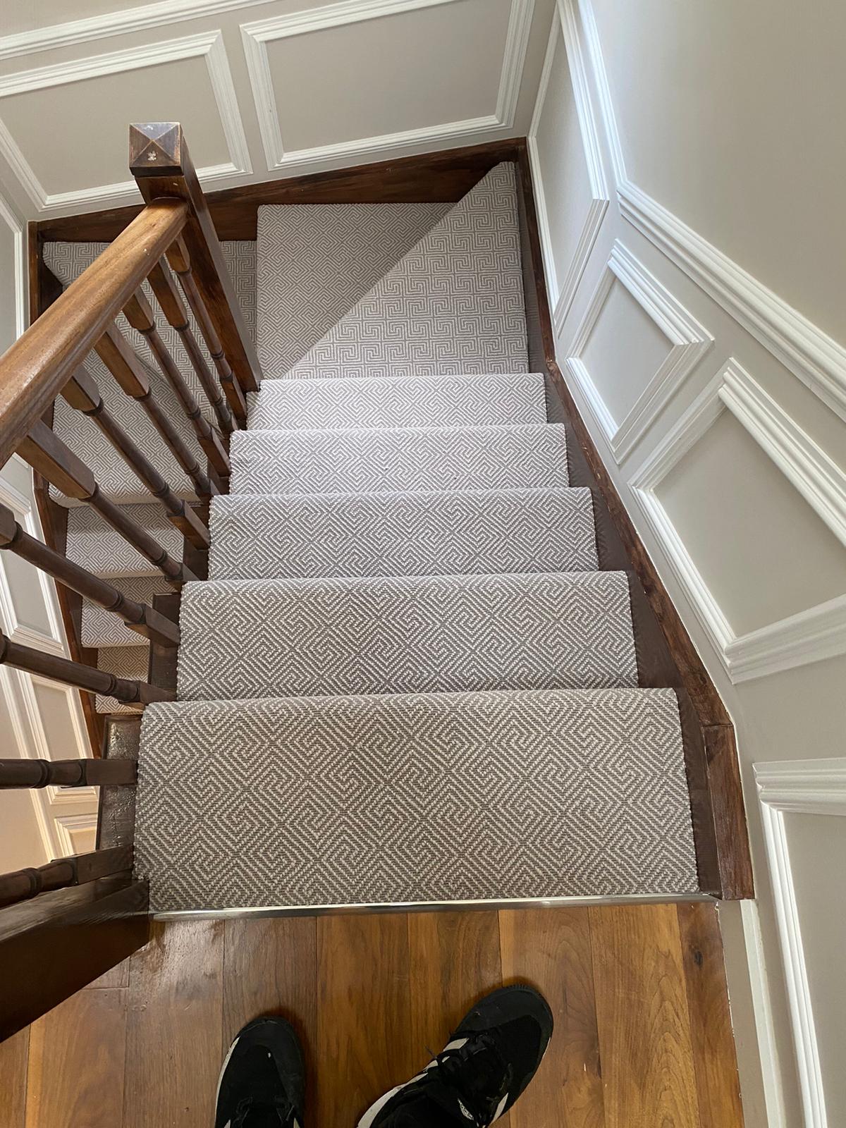 Rols Carpets Gala Key Pumice installation