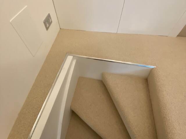 Cormar Carpets Fairisle Fleece installation in Marylebone