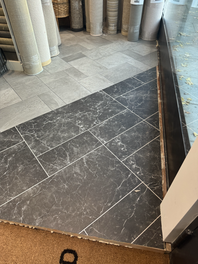 Amtico Flooring installations to our Kensington Flooring showroom!