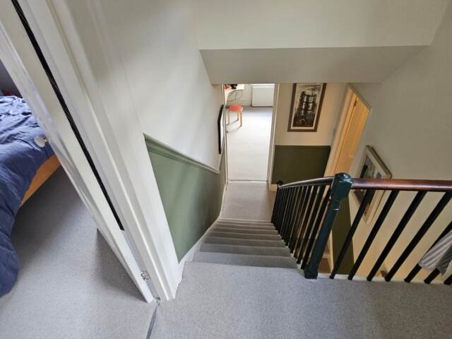 Fibre Carpets Wool Seychelles Lagoon installation in Chiswick