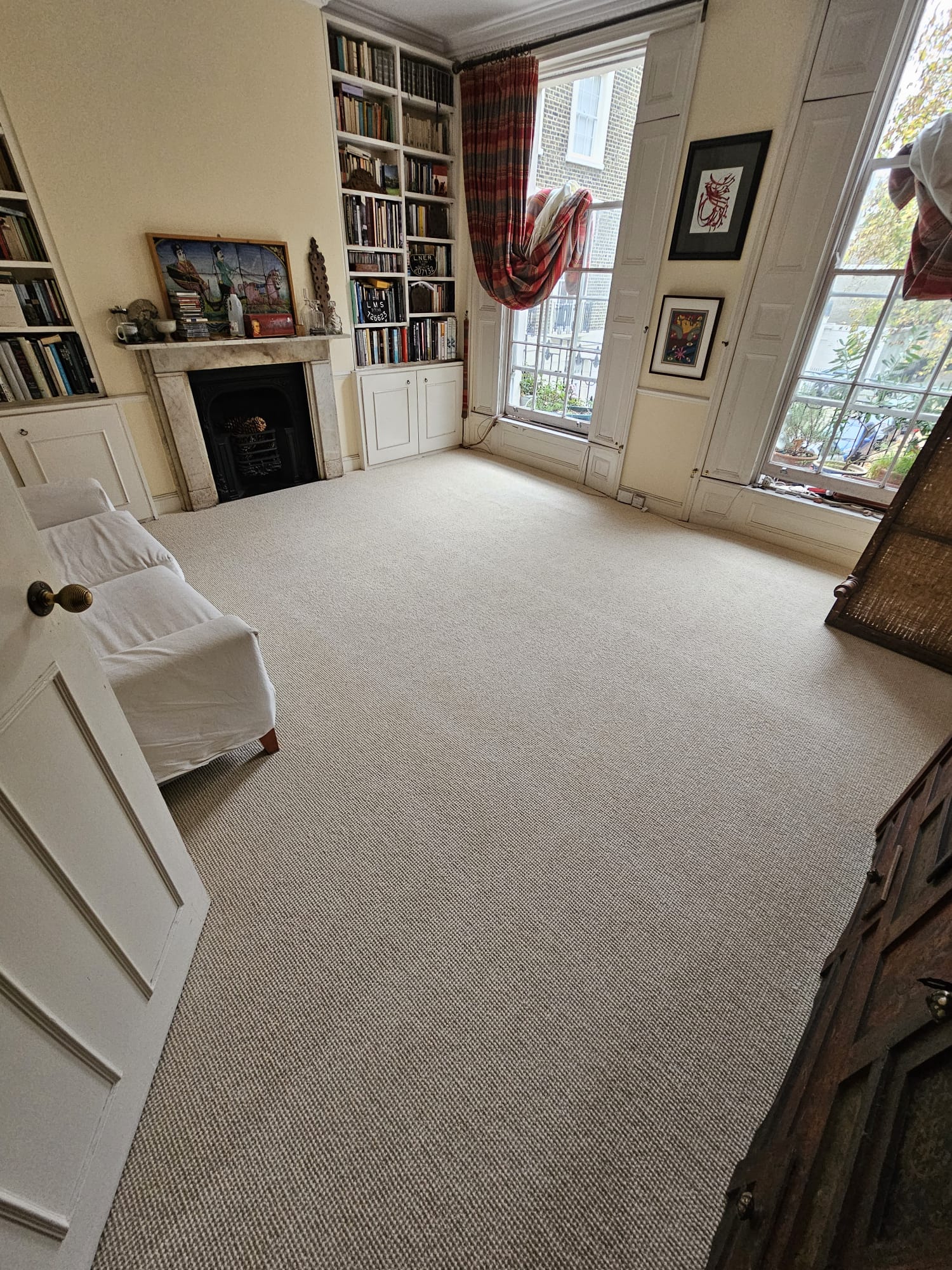 Westex Flooring Laverton Wool Loop Bone carpet installation
