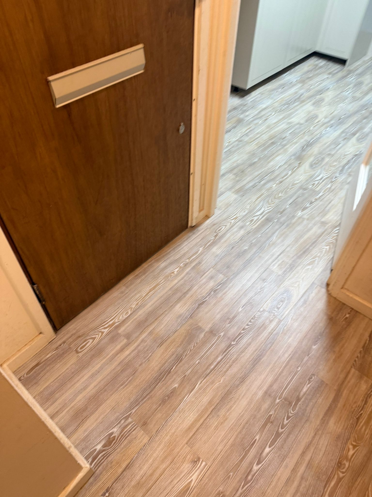 Amtico Spacia Worn Ash installation