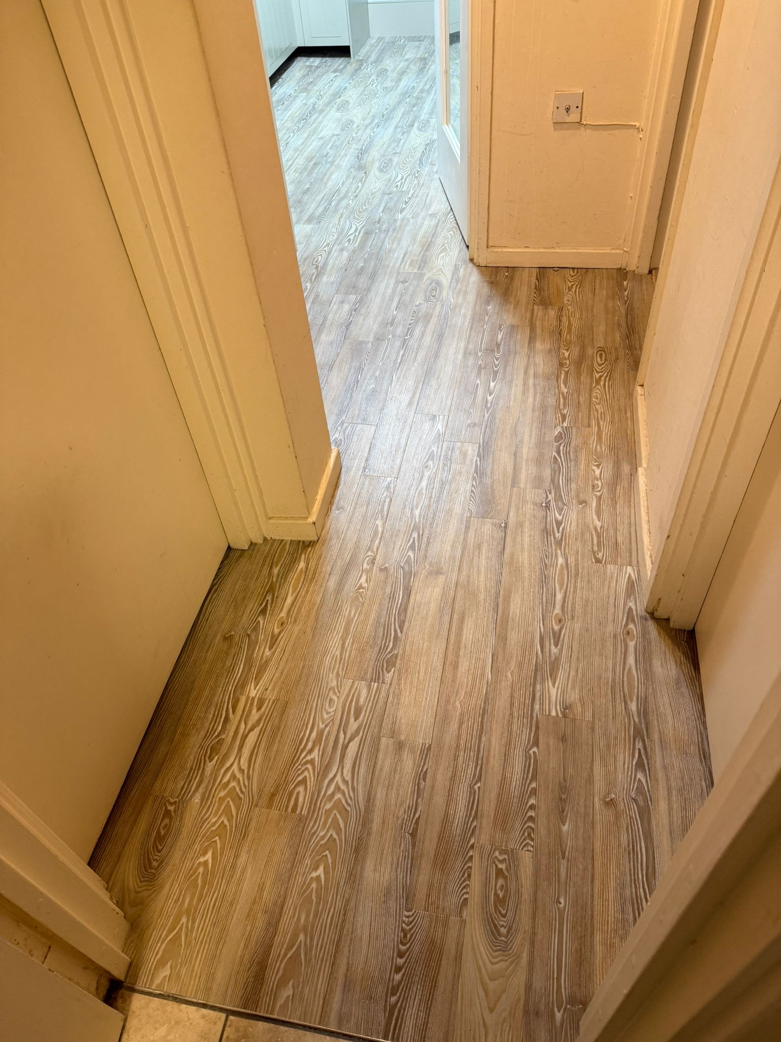 Amtico Spacia Worn Ash installation