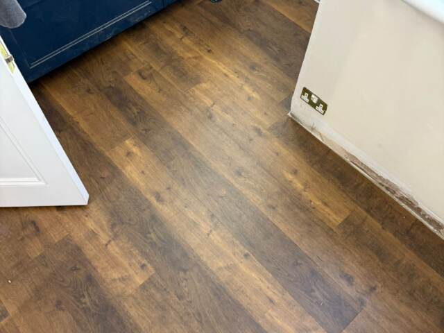 Amtico Signature Chargot Oak installation in Balham
