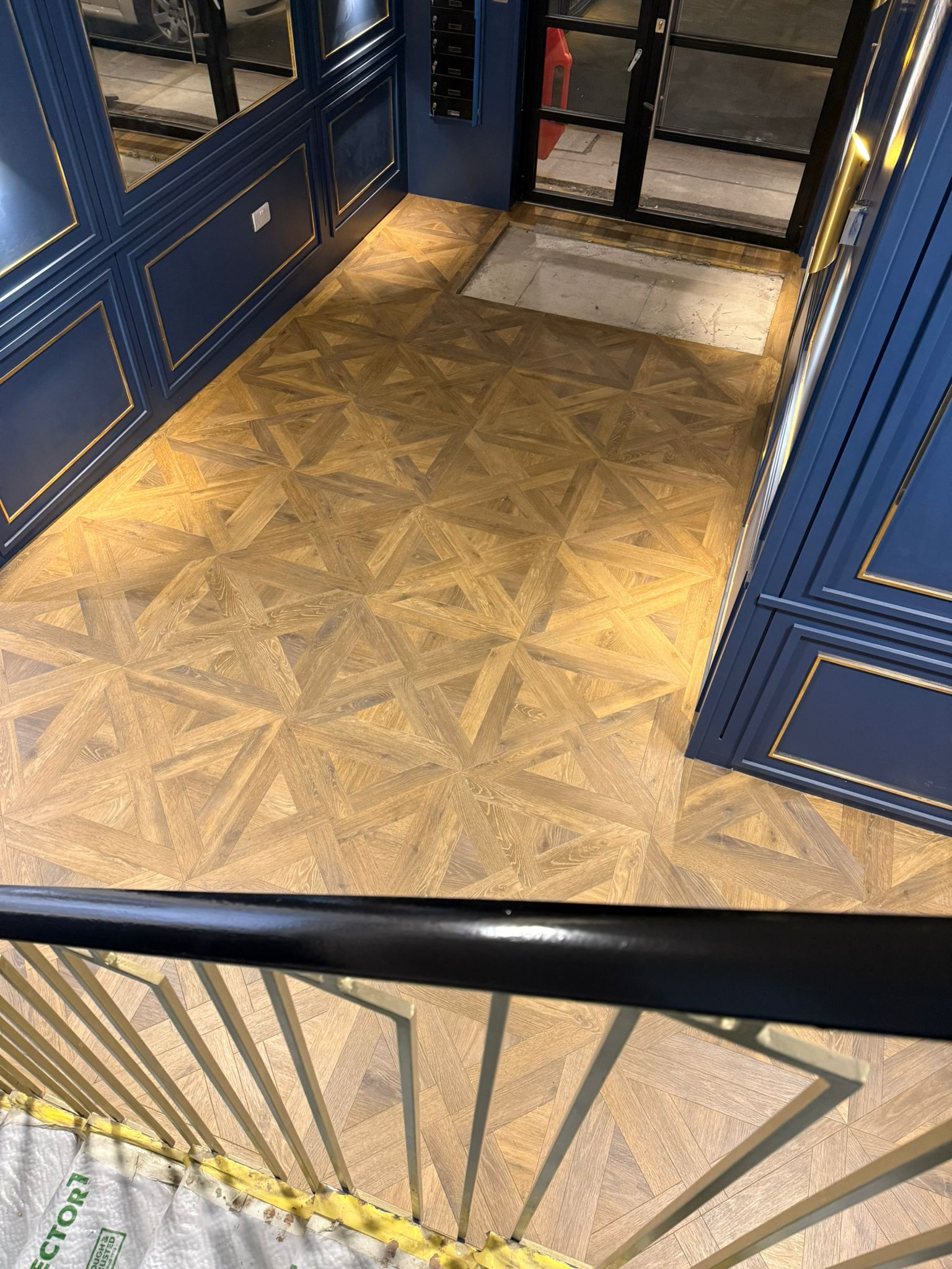 Amtico Signature French Weave DC550 installation in Kensington-1