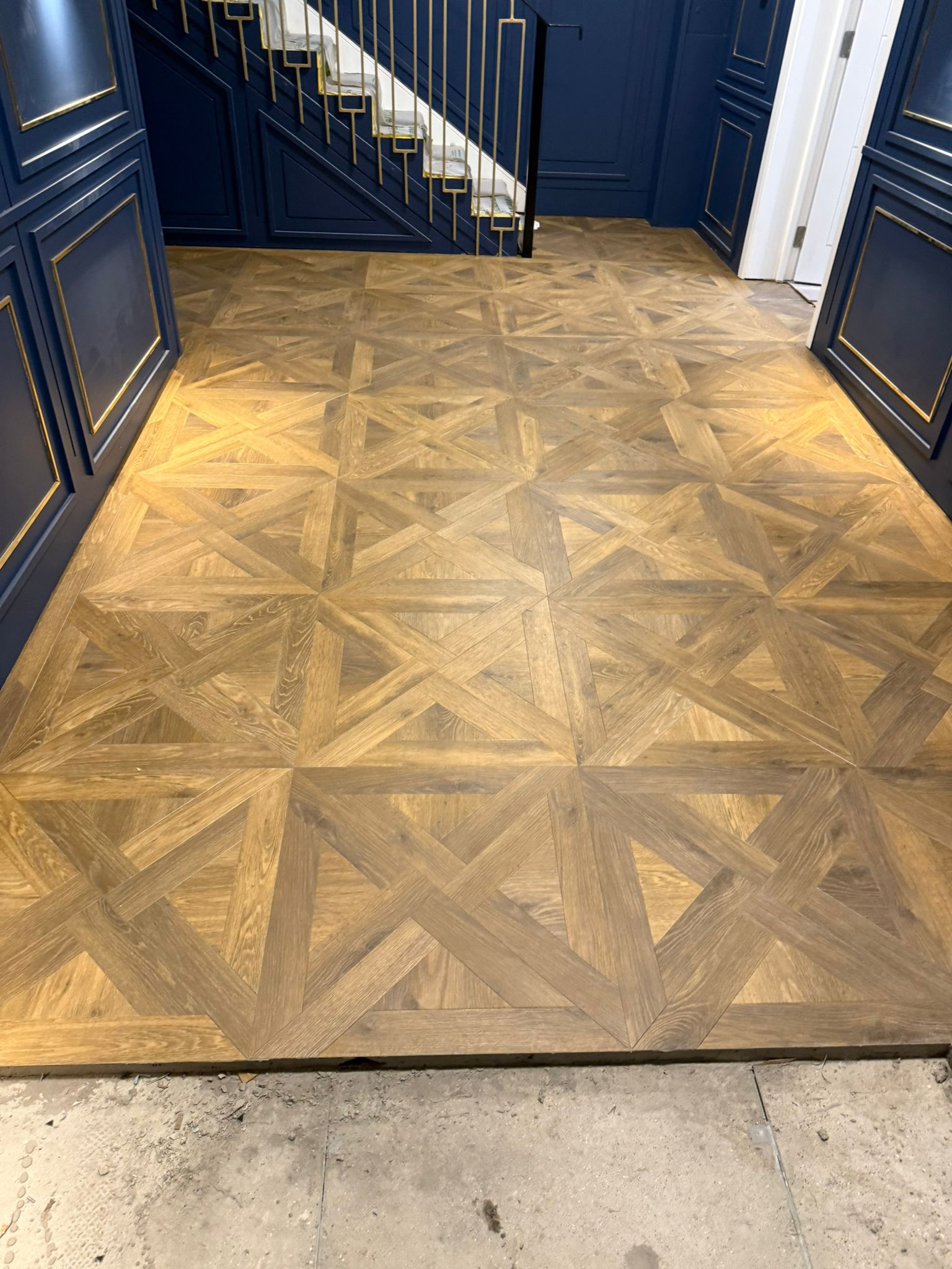 Amtico Signature French Weave DC550 installation in Kensington-4