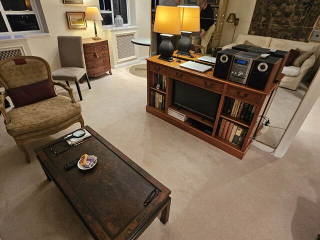 Cavalier Carpets Cartouche Canvas installation in Farringdon