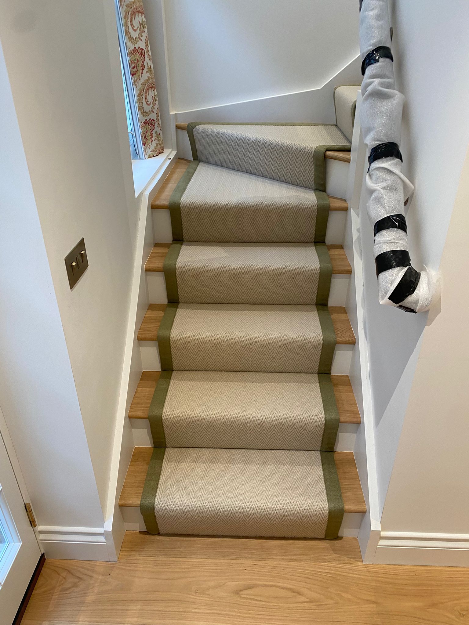 Crucial Trading Harmony Herringbone Light Caramel HH255 carpet installation in Kings Cross-1