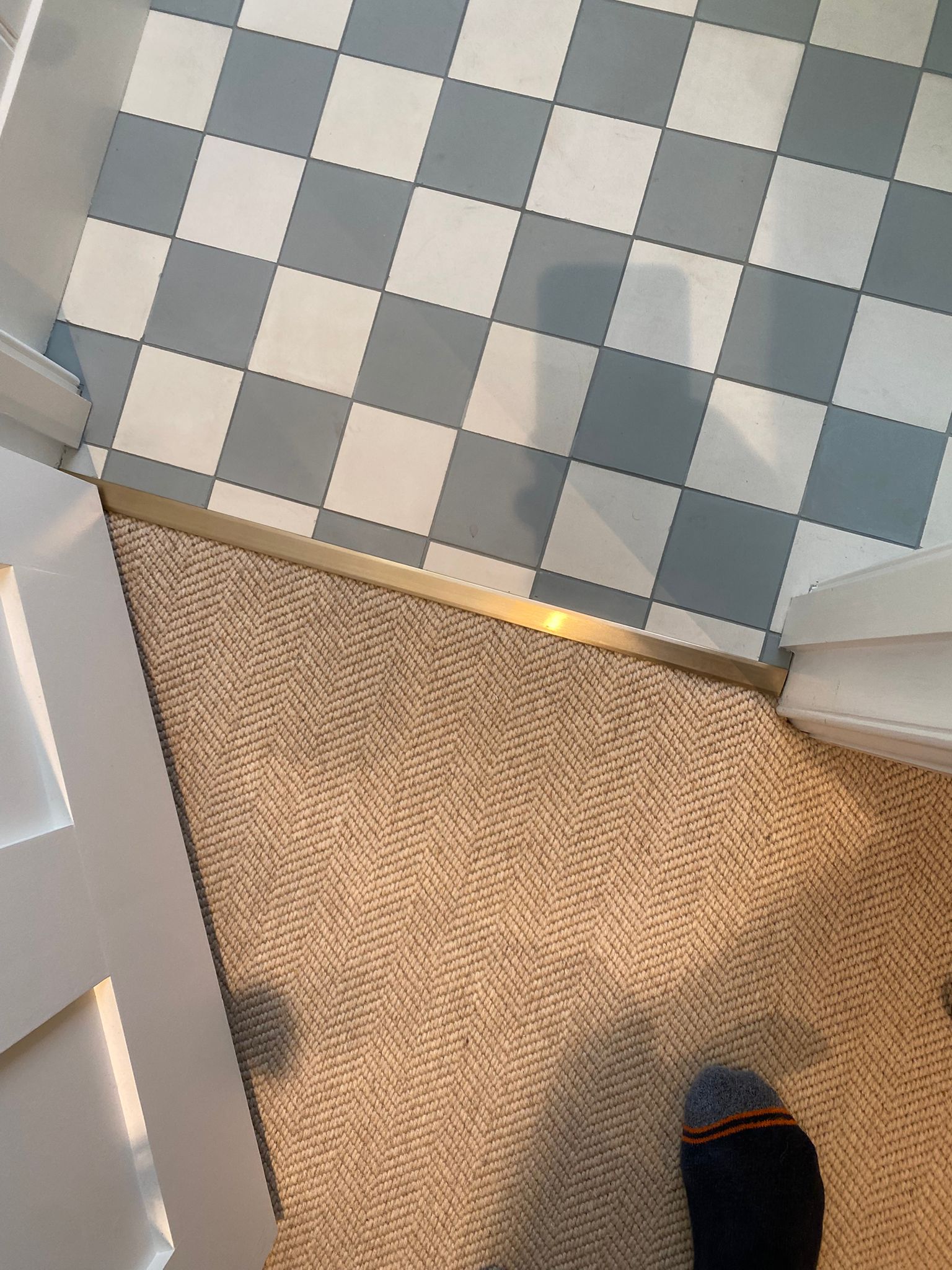 Crucial Trading Harmony Herringbone Light Caramel HH255 carpet installation in Kings Cross-12