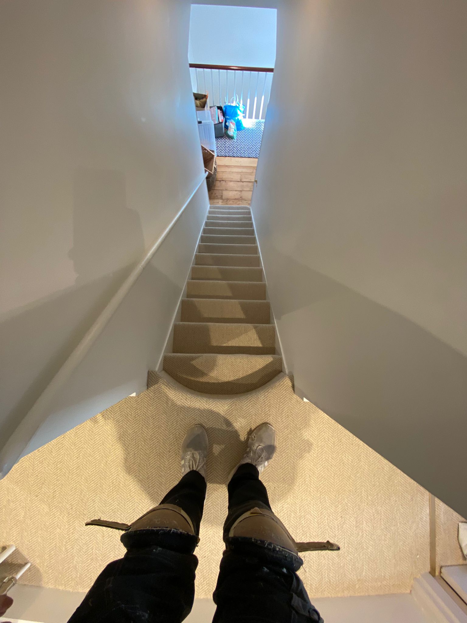 Crucial Trading Harmony Herringbone Light Caramel HH255 carpet installation in Kings Cross-13