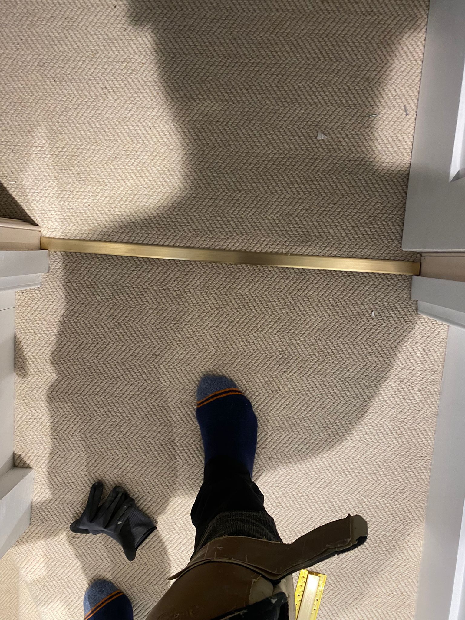 Crucial Trading Harmony Herringbone Light Caramel HH255 carpet installation in Kings Cross-14