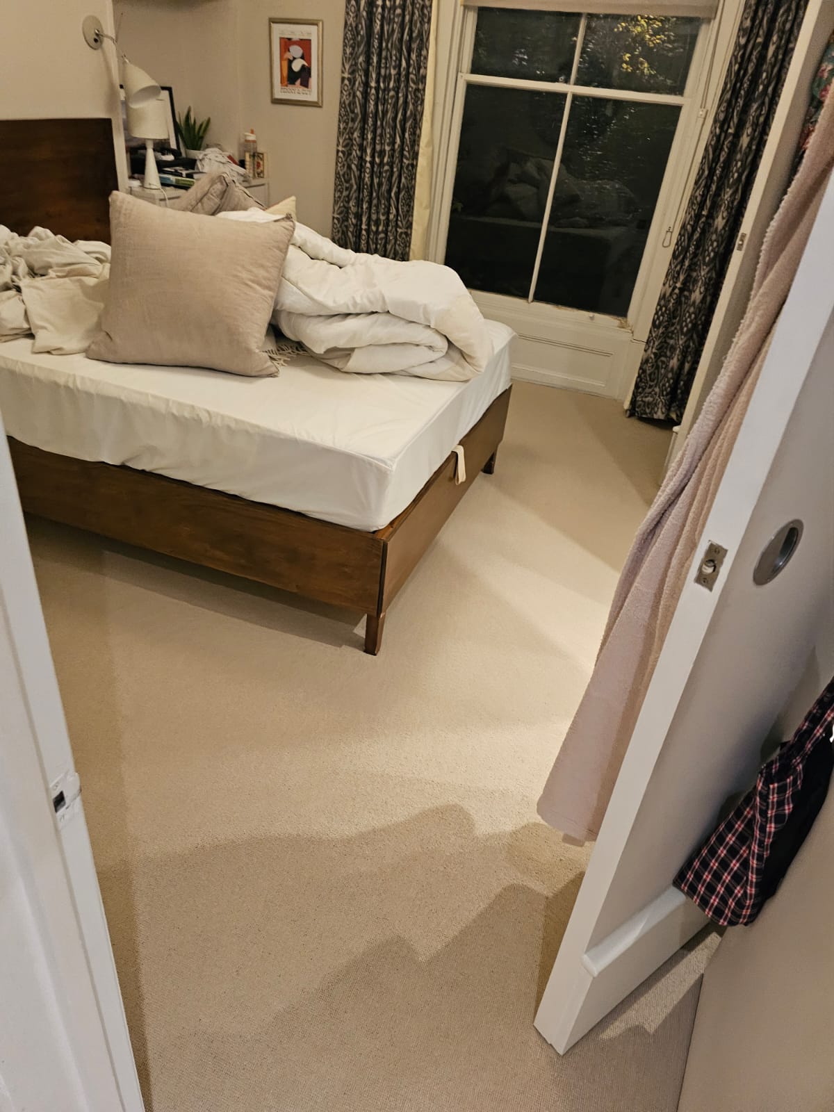 Fibre Carpets Wool Maldives Cowrie installation in Kilburn-2