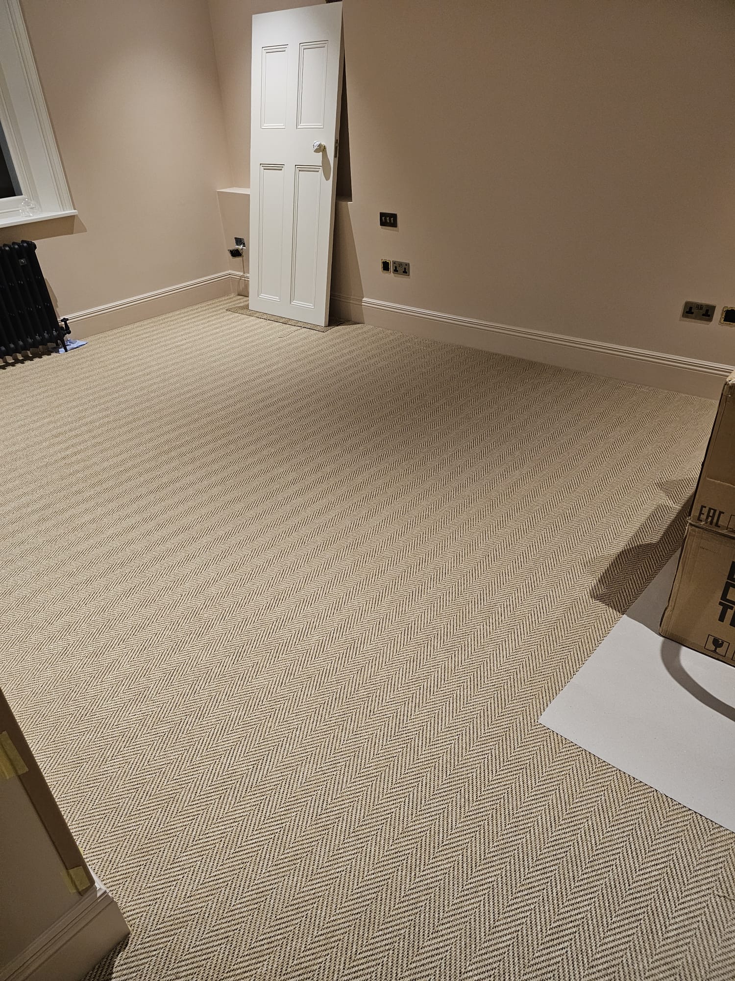 Unnatural Flooring New England Woodstock carpet instalment in Lambeth-2