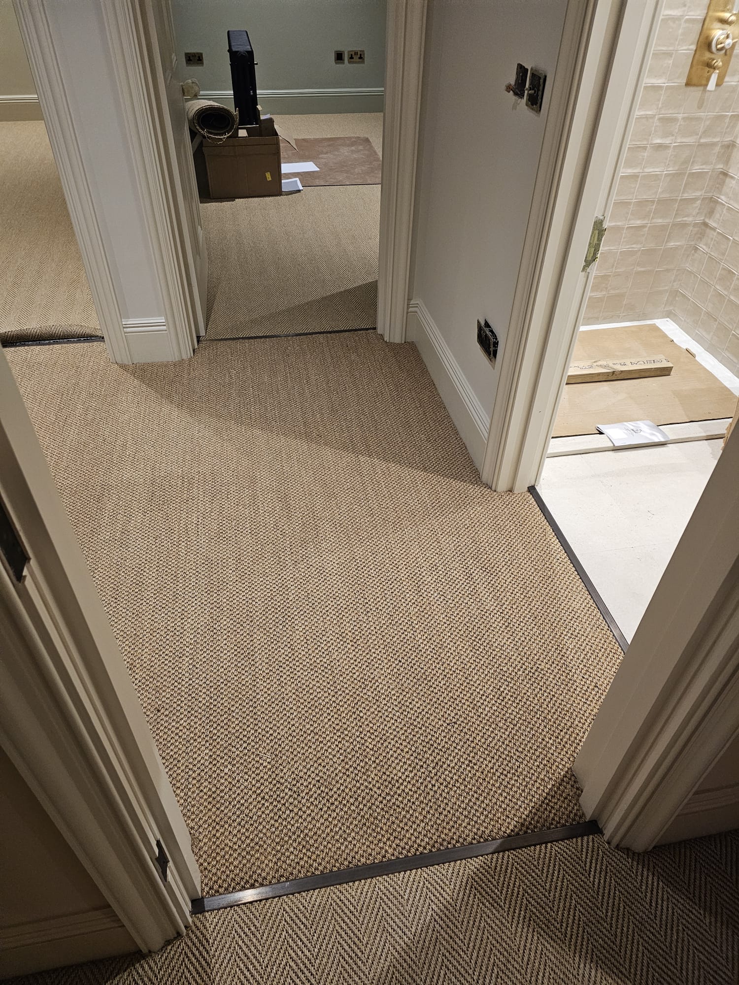 Unnatural Flooring New England Woodstock carpet instalment in Lambeth-3