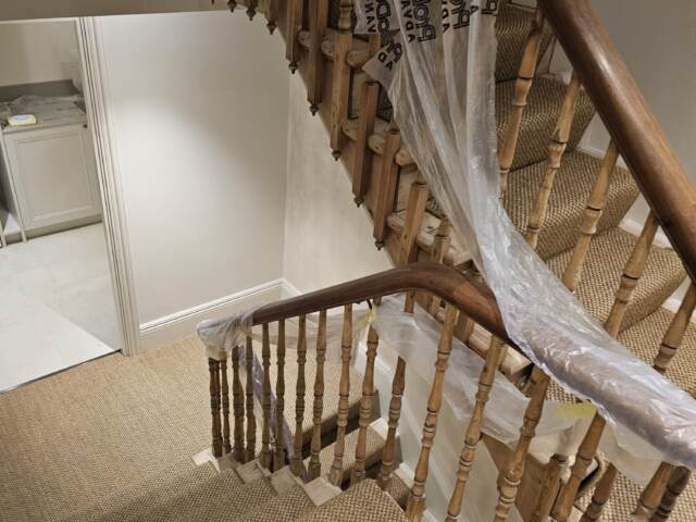 Unnatural Flooring New England Woodstock carpet instalment in Lambeth