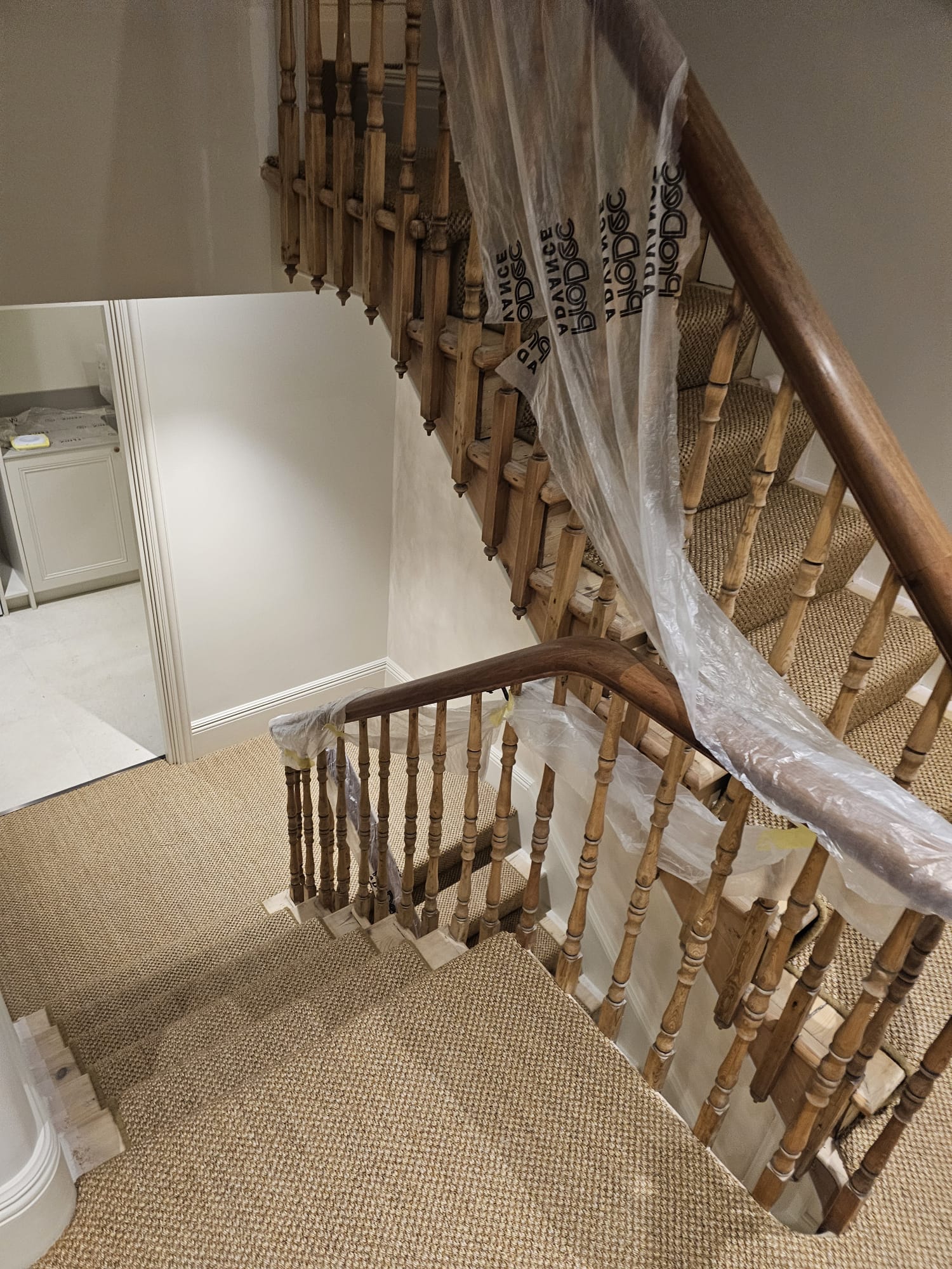 Unnatural Flooring New England Woodstock carpet instalment in Lambeth-5