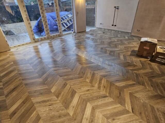 Amtico Signature Hackfall Oak installation in Islington