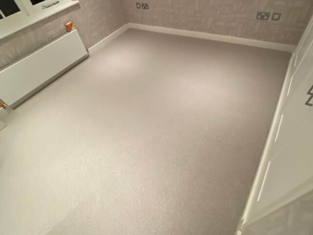 Best Wool Carpets Savoy Silver installation in Islington