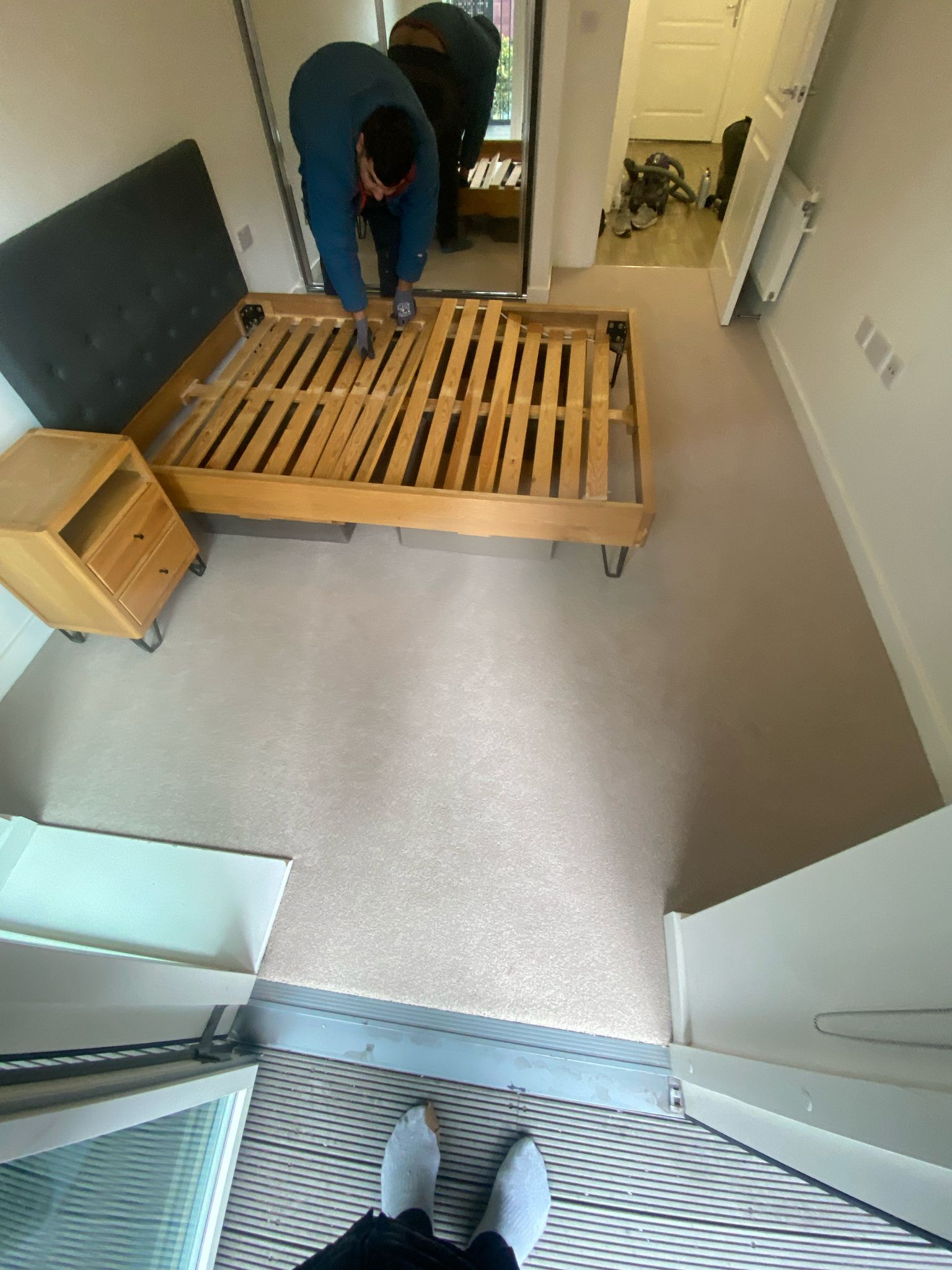 Brockway Carpets Dimensions Plain Pale Stone installation in-1(1)