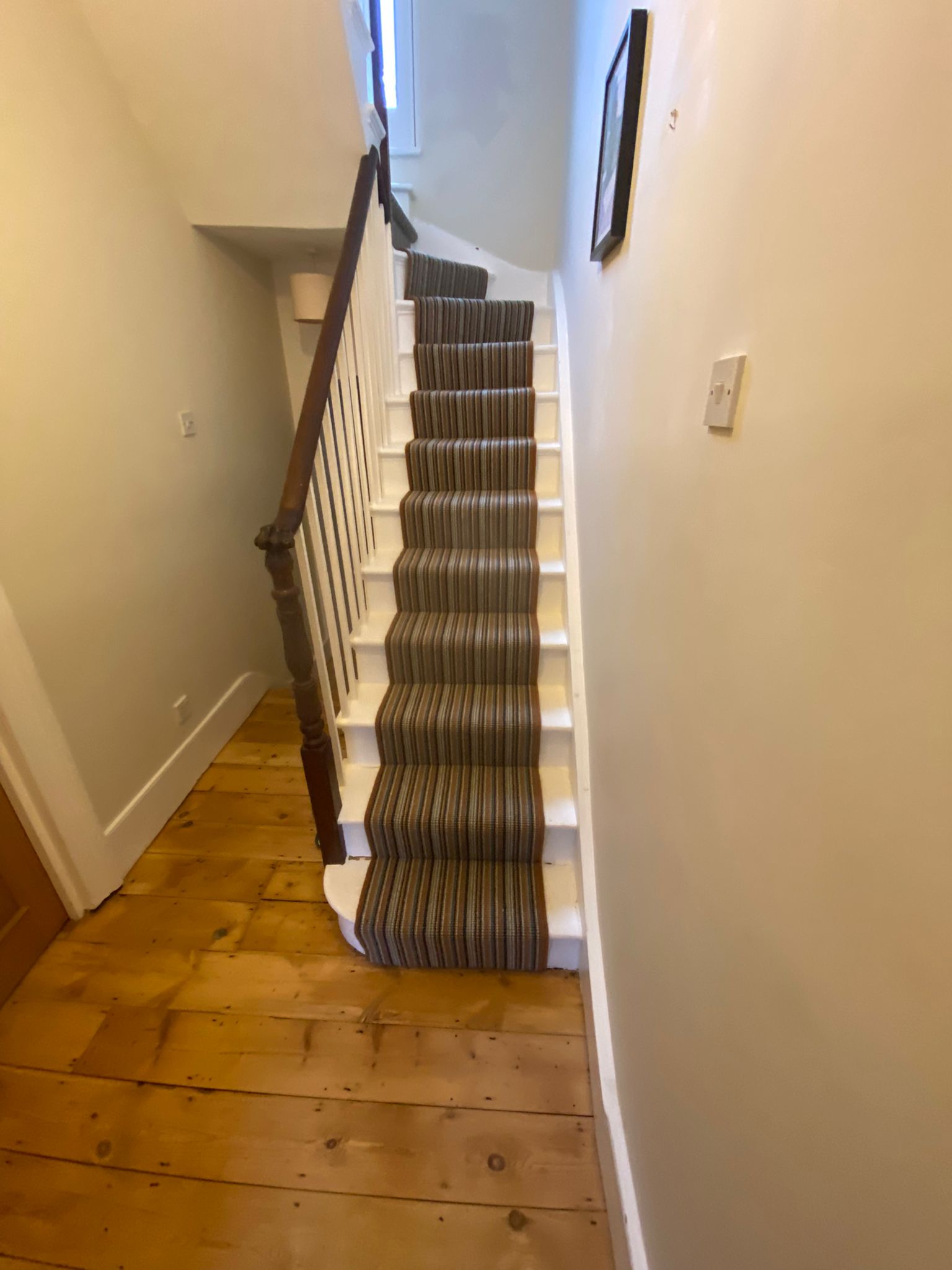 Brockway Carpets Portofino Turchesi installation in-1