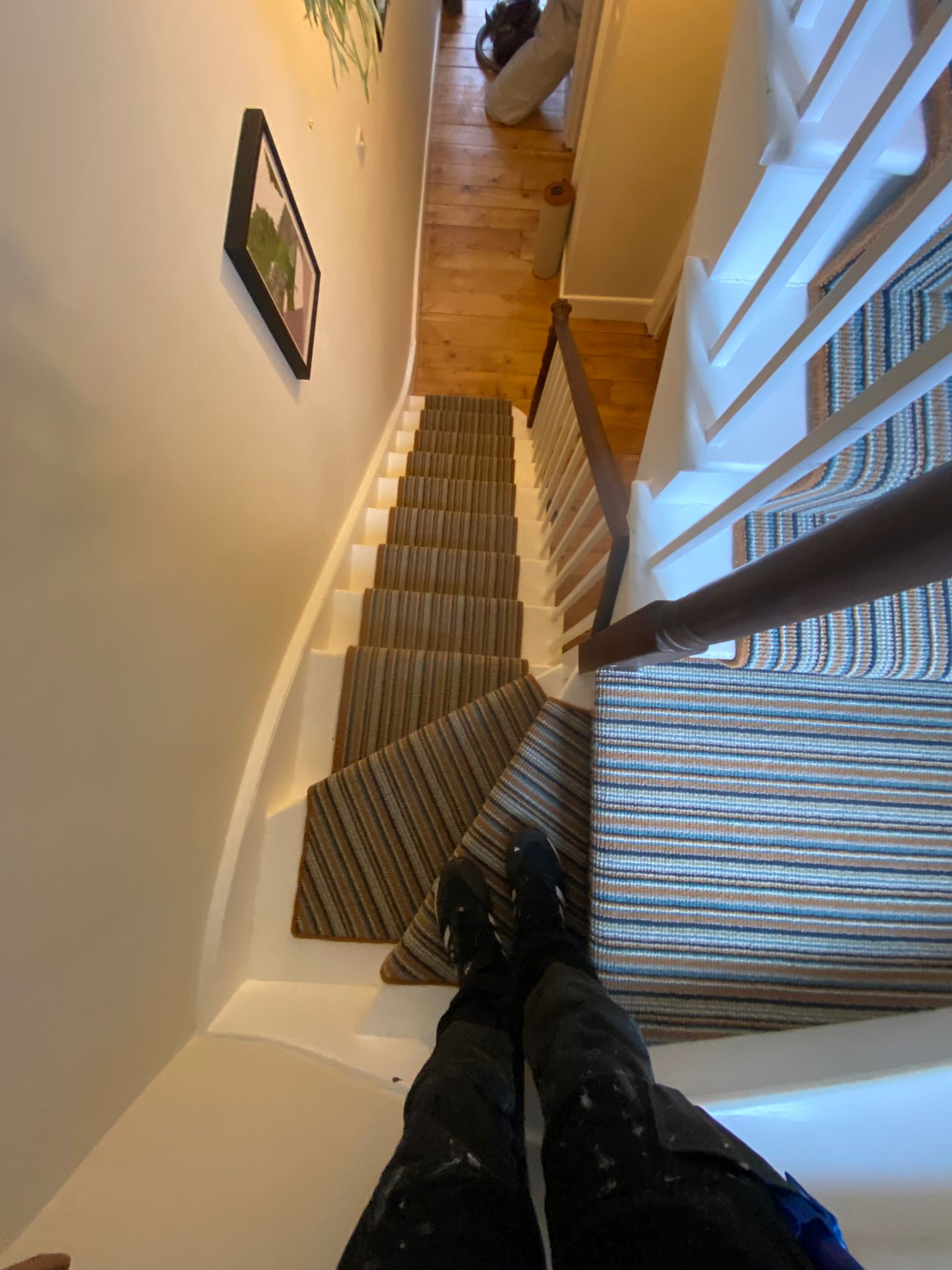 Brockway Carpets Portofino Turchesi installation in-2