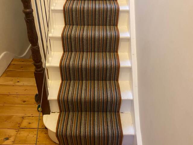 Brockway Carpets Portofino Turchesi installation in Borough