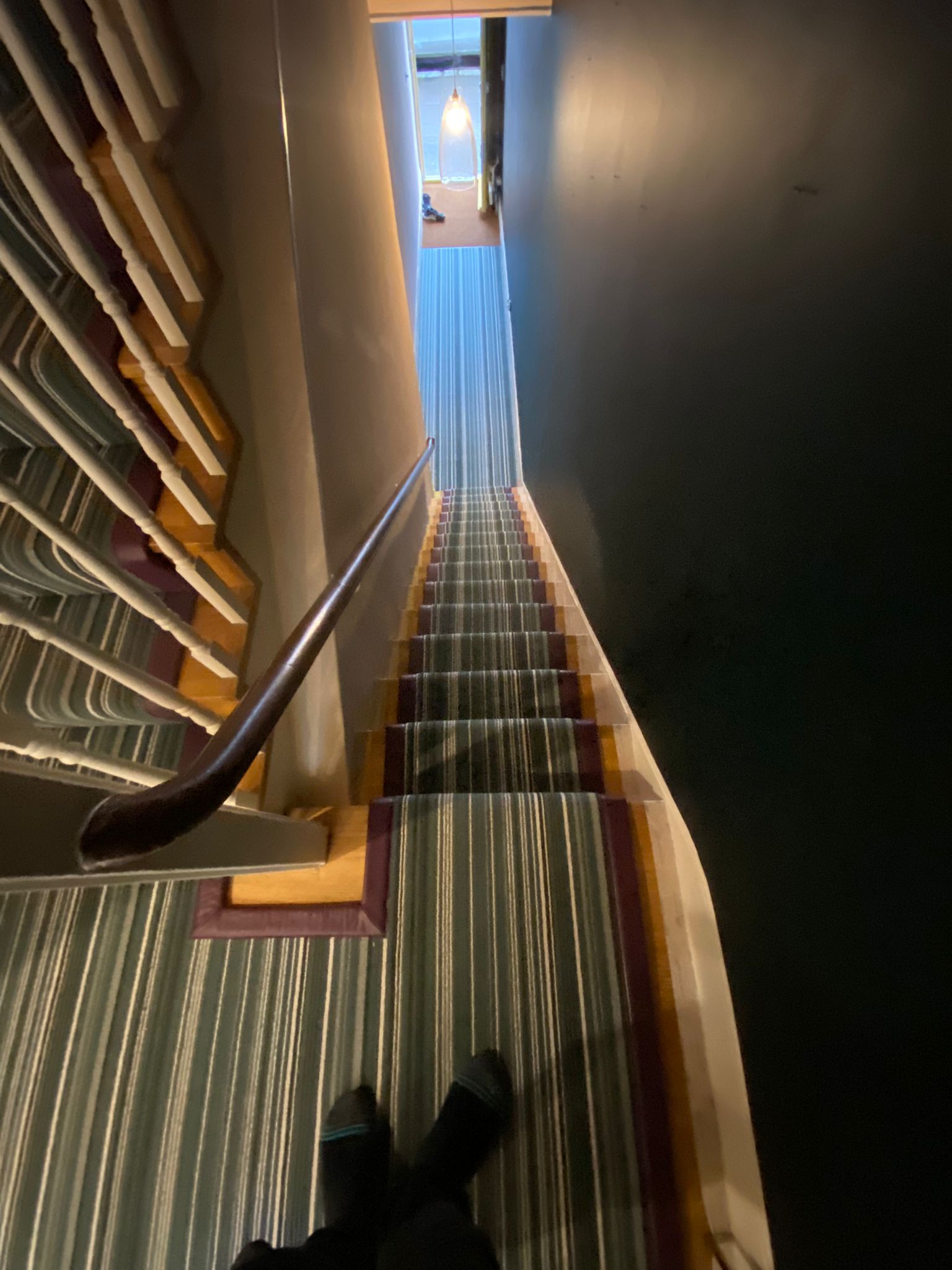 Crucial Trading Biscayne Stripe Evergreen BS106 carpet installation in-Main