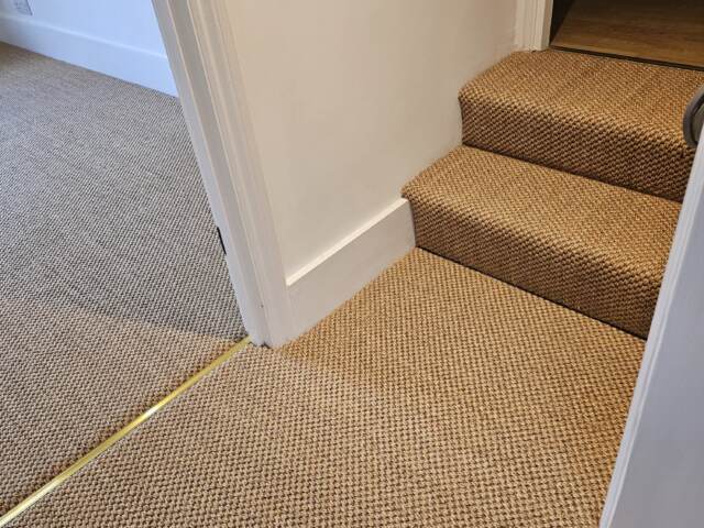 Crucial Trading Sisal Oriental Copper E102 carpet installation in Southwark