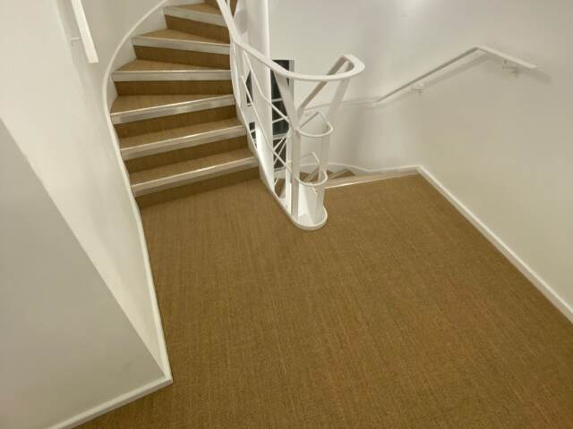 Fibre Carpets Sisal Boucle Anise installation in Chiswick