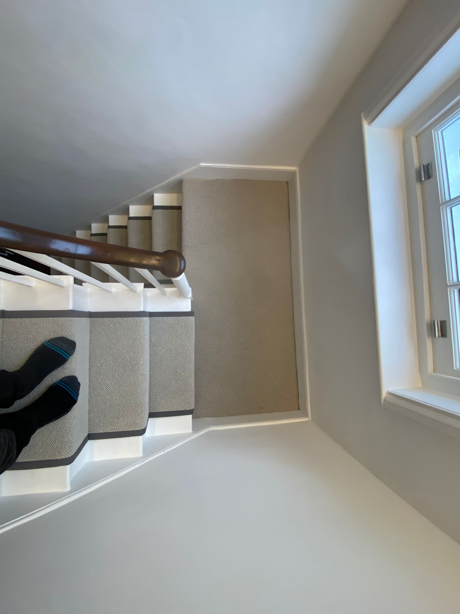 Fibre Carpets Wool Maldives Manatee installation in-4