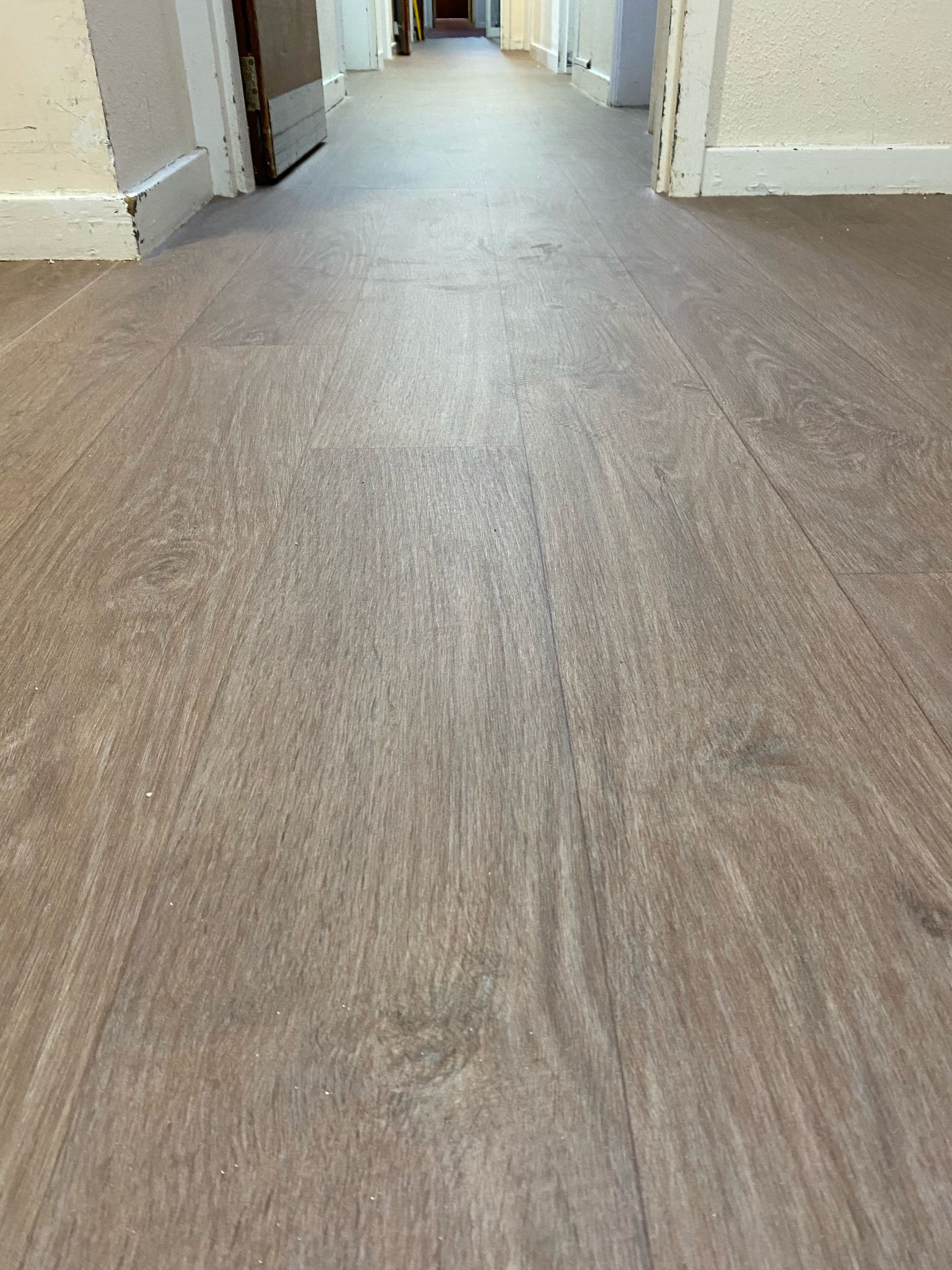 Forbo Surestep Wood Classic Oak installation to Nazareth Care Homes-3