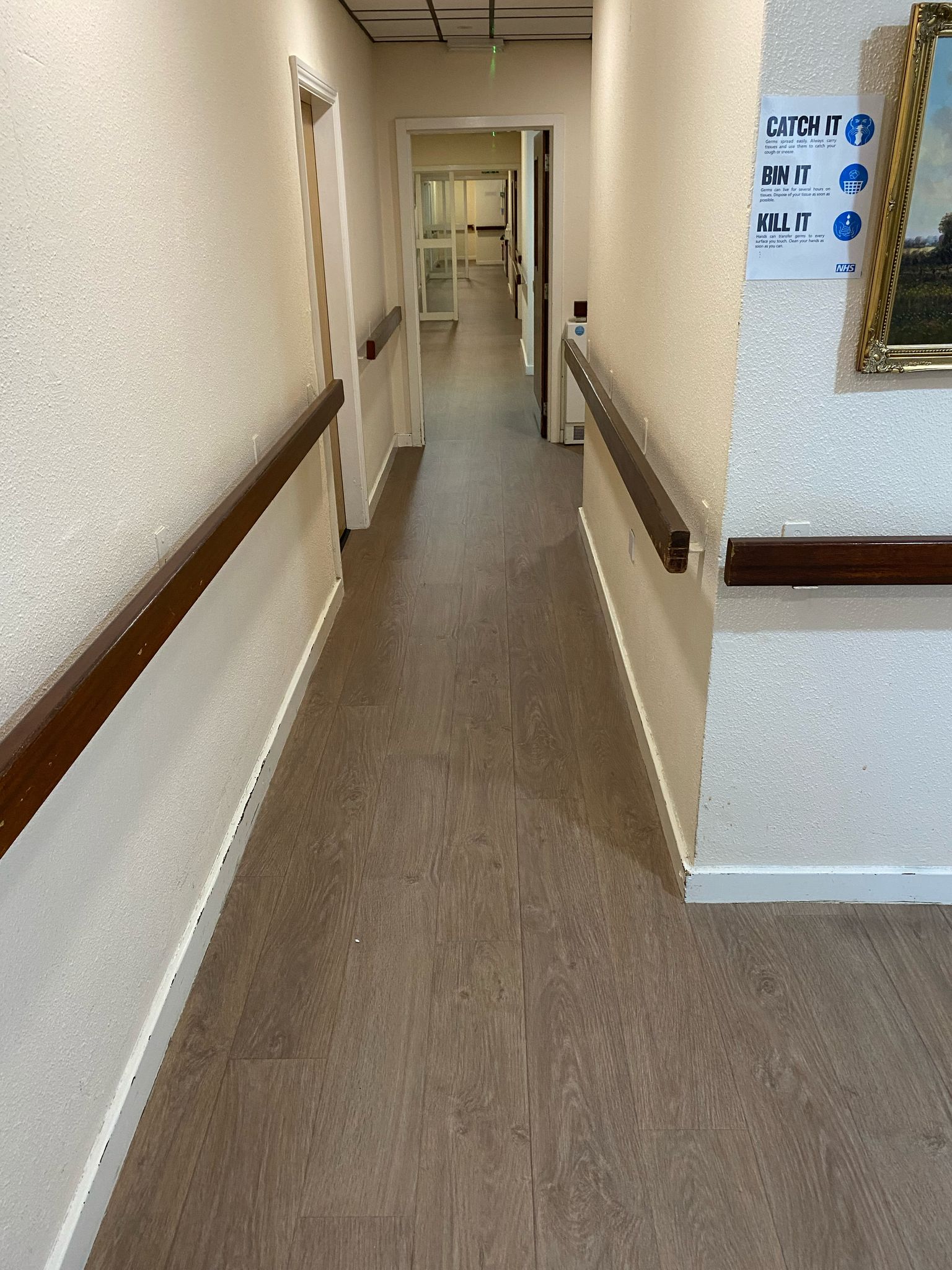 Forbo Surestep Wood Classic Oak installation to Nazareth Care Homes-Main