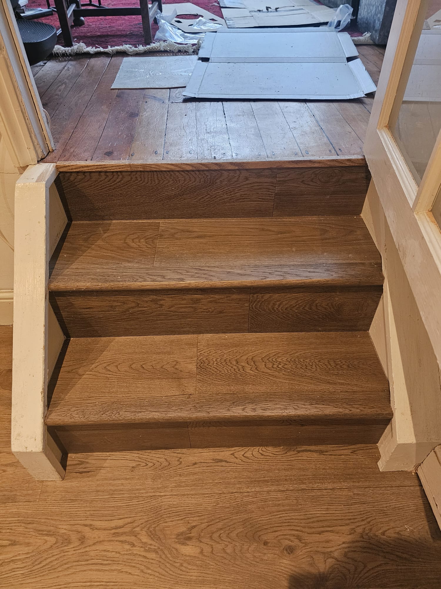 Hermosa Esmeralda wood flooring installation in-2