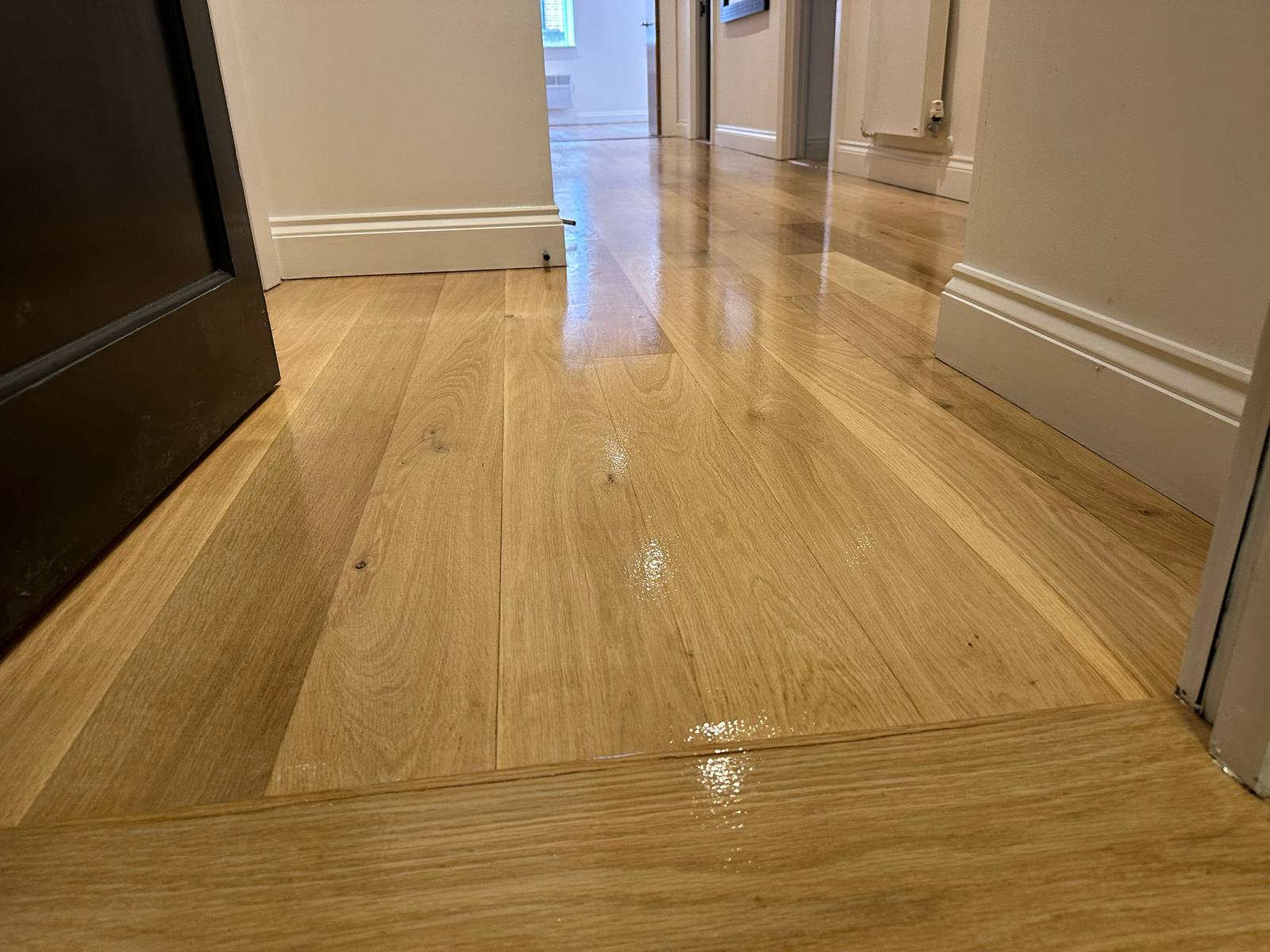 Sanding &#038; Sealing Wooden Flooring with Bona Lacquer installation in-2