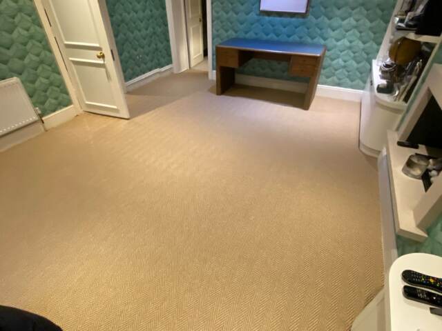 Unnatural Flooring New England Woodstock carpet installation in Borough