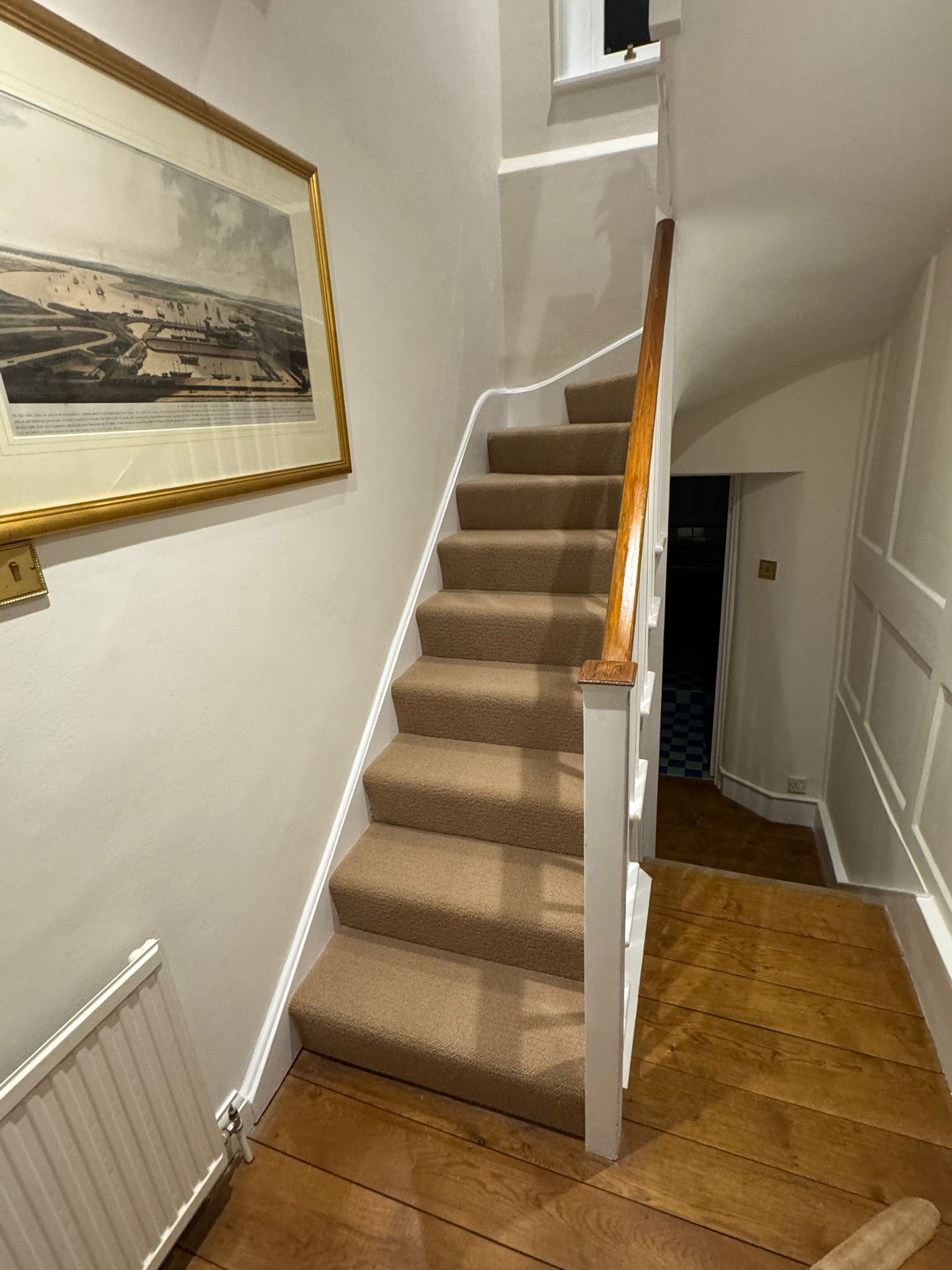 Westex Flooring Natural Loop Briar Corn carpet installation in-Main