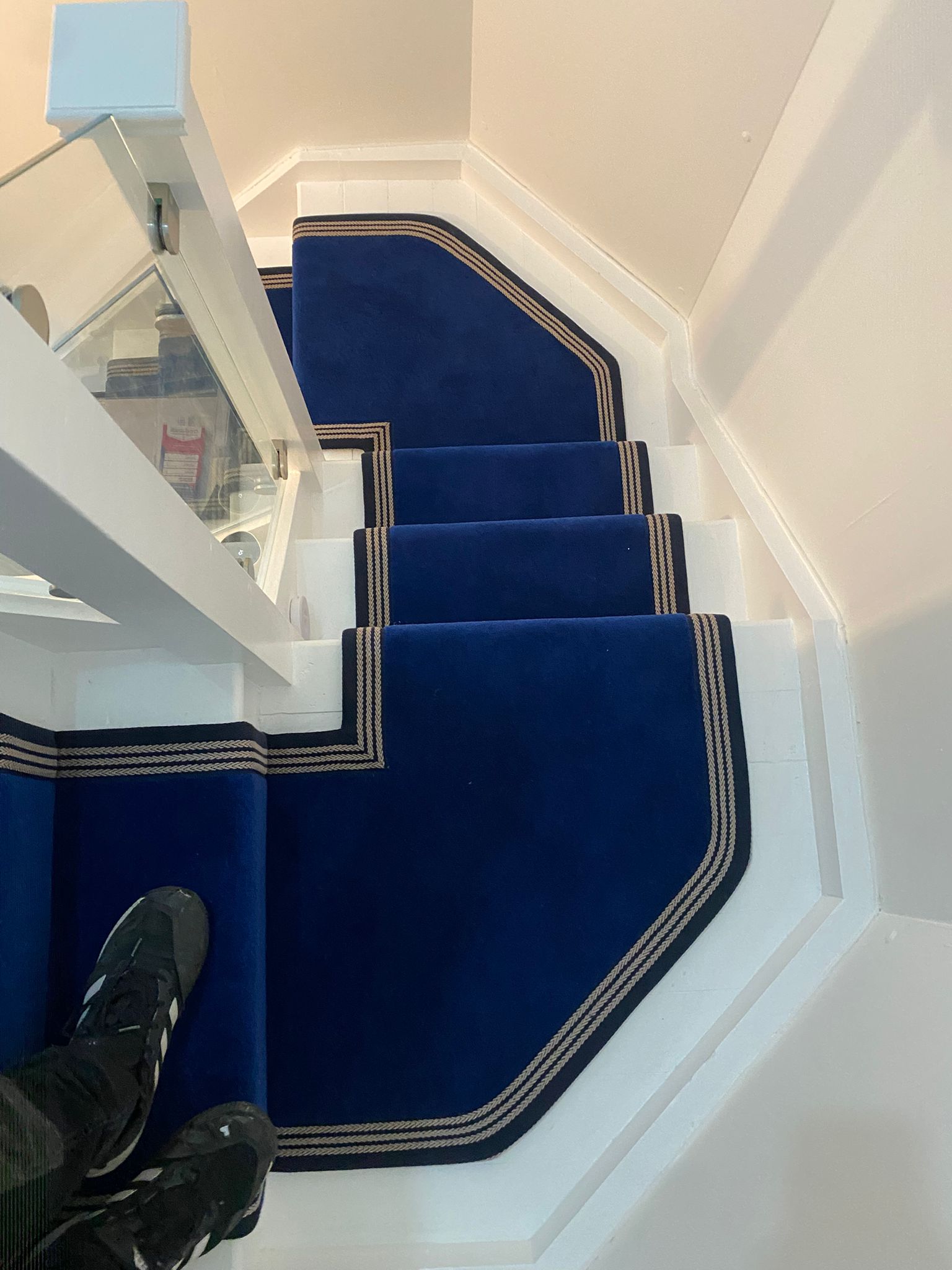 Westex Flooring Ultima Twist Fennel Blue carpet installation in-4