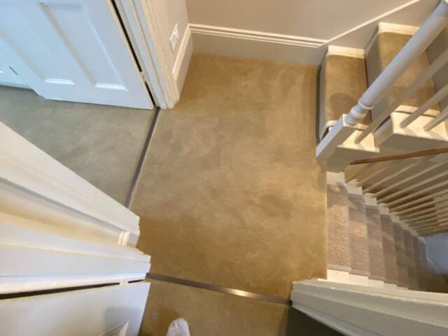 Westex Flooring Ultima Twist Major Eucalyptus carpet installation in Wimbledon