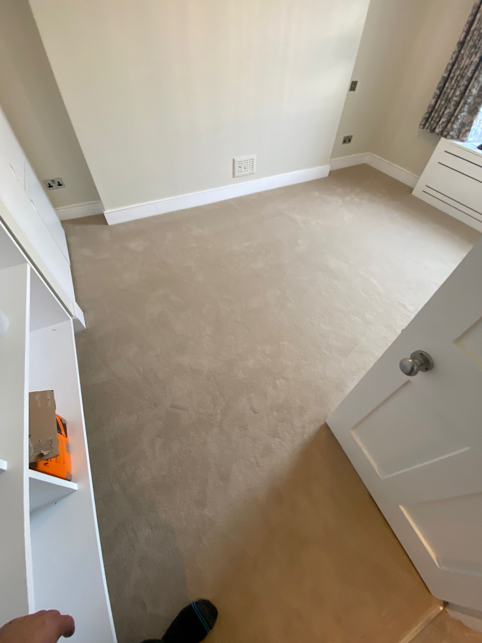 Westex Flooring Westend Velvet Marshmallow carpet installation in-2