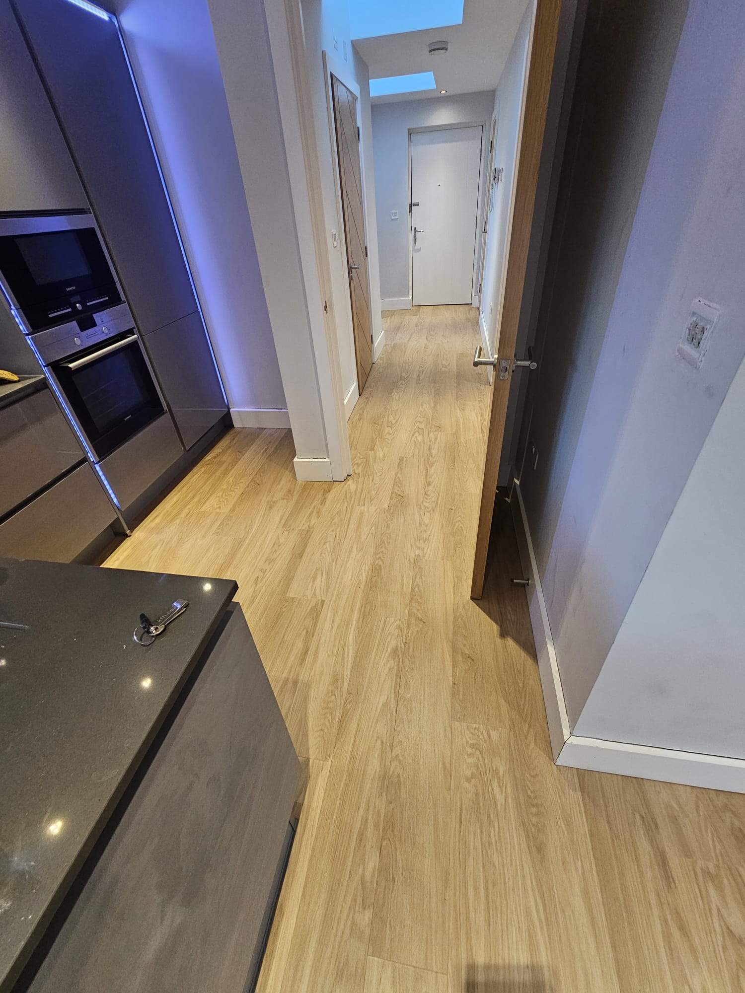 Amtico Click Smart Linden Oak installation in-2