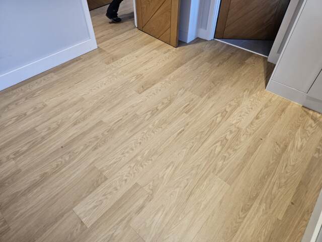 Amtico Click Smart Linden Oak installation in-5