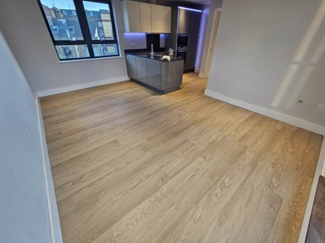 Amtico Click Smart Linden Oak installation in Paddington