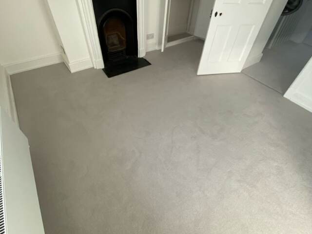 Brockway Carpets Dimensions Plain Gauze installation in Balham